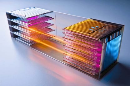 JuliaHub Batteries - colorful optical data storage concept