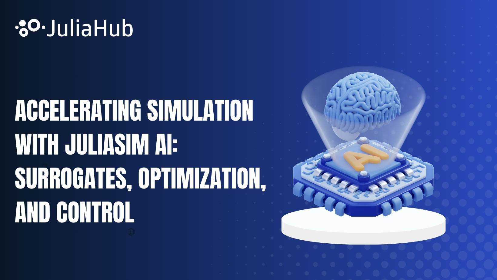 JuliaSim AI dashboard showcasing surrogate modeling and optimization results
