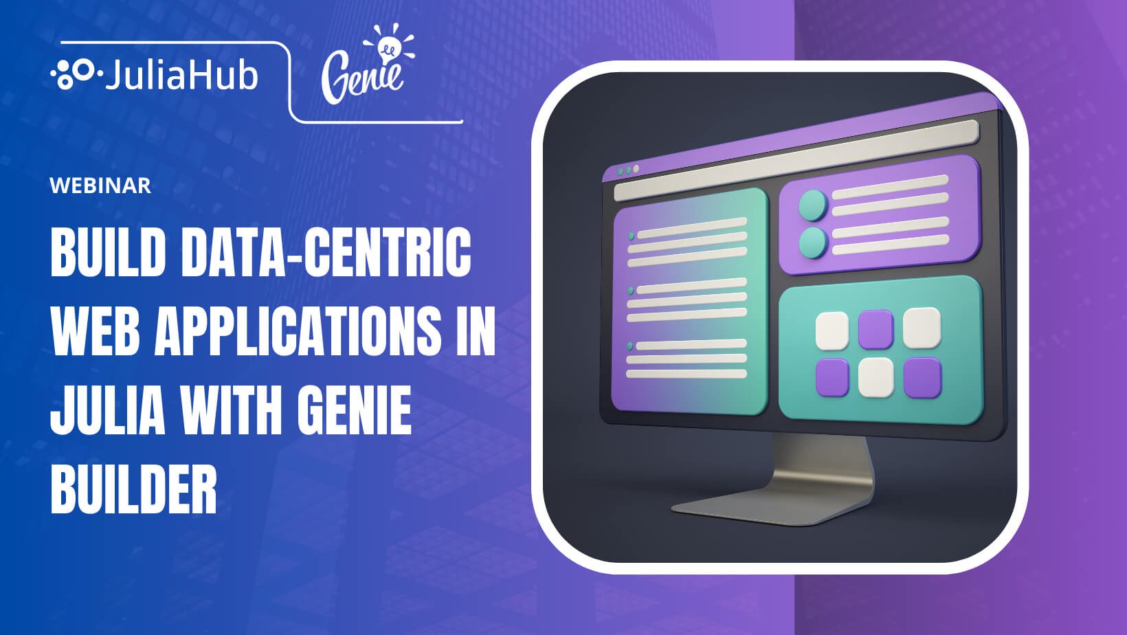 Build Data-Centric Web Applications in Julia with Genie Builder