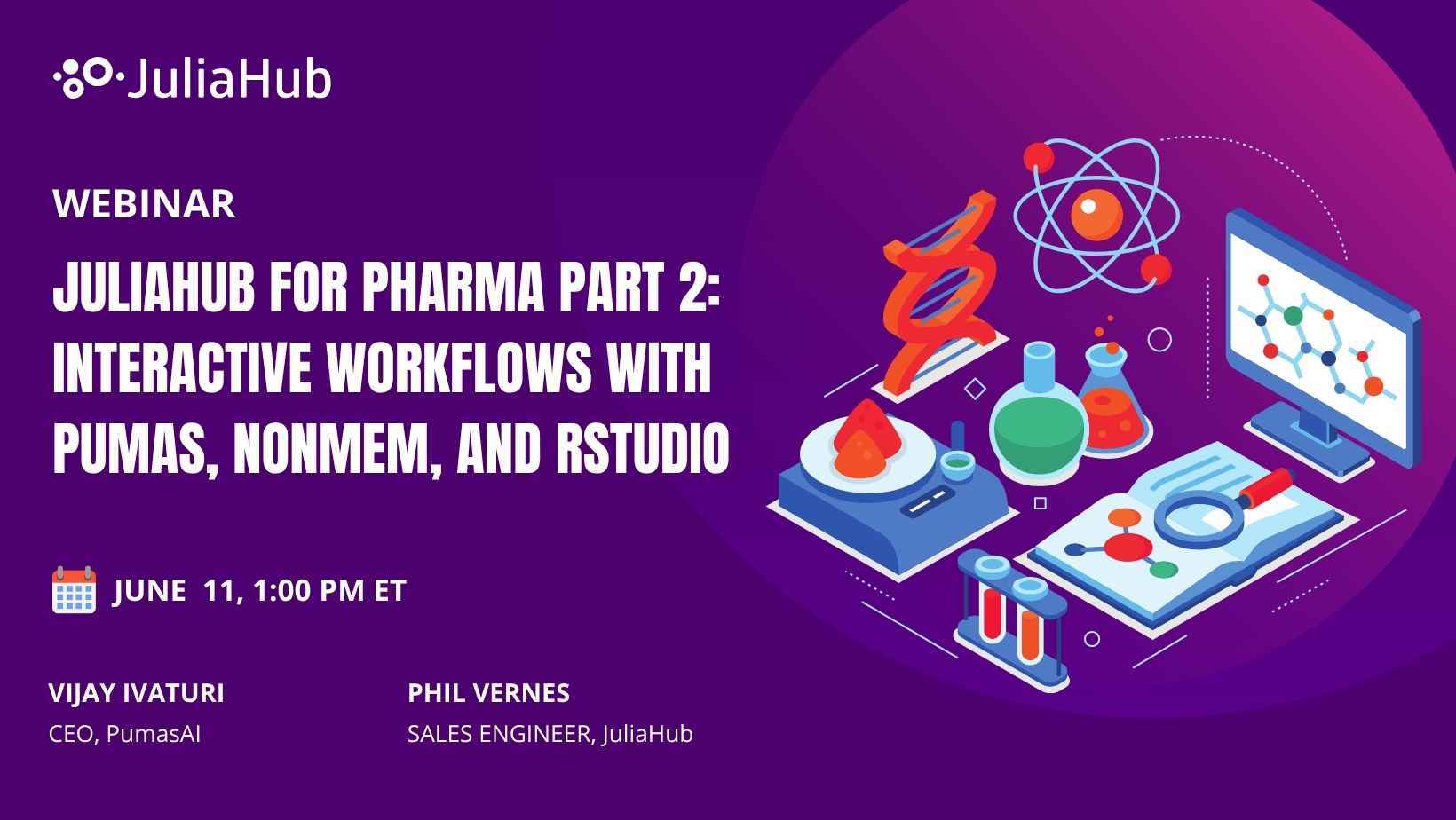 Accelerate pharma workflows and reproducibility with JuliaHub
