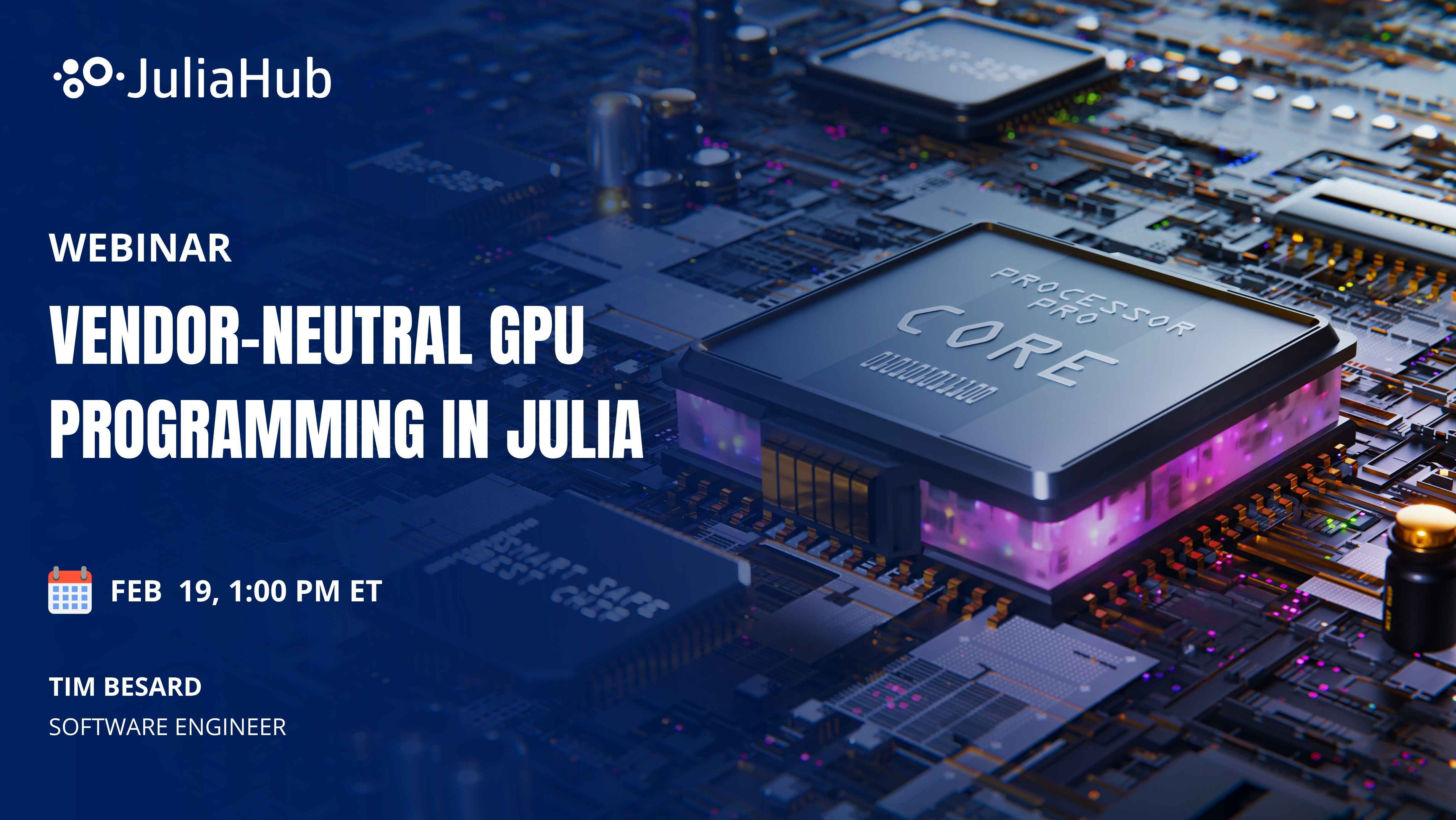 JuliaHub Webinar