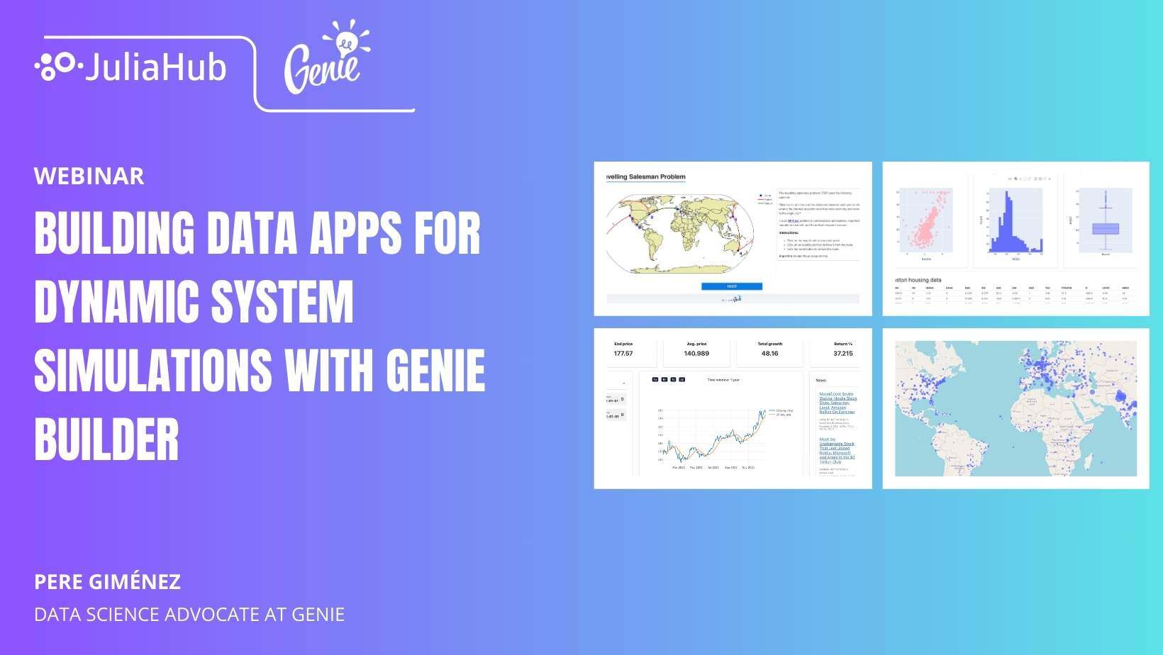 Learn how to build data apps for dynamic system simulations with Genie Builder