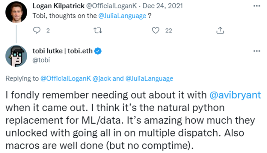 Shopify CEO Tobias Lütke Says Julia