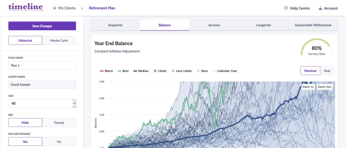 Timeline Case Study - Financial Planning using JuliaHub