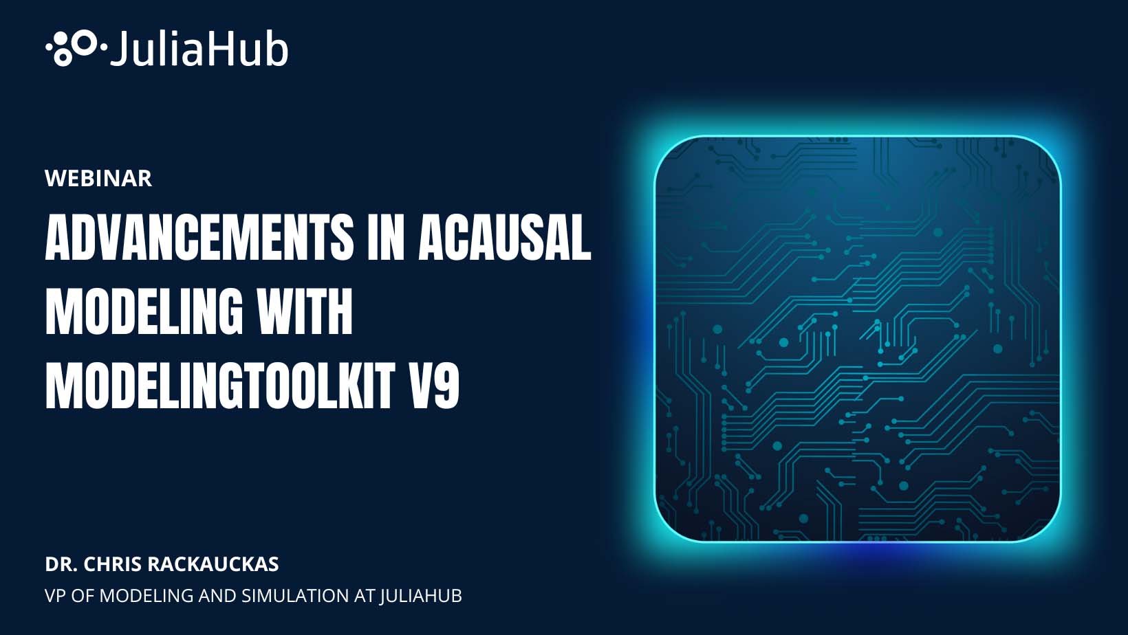 juliahub webinar advancements in acausal modeling with modelingtoolkit