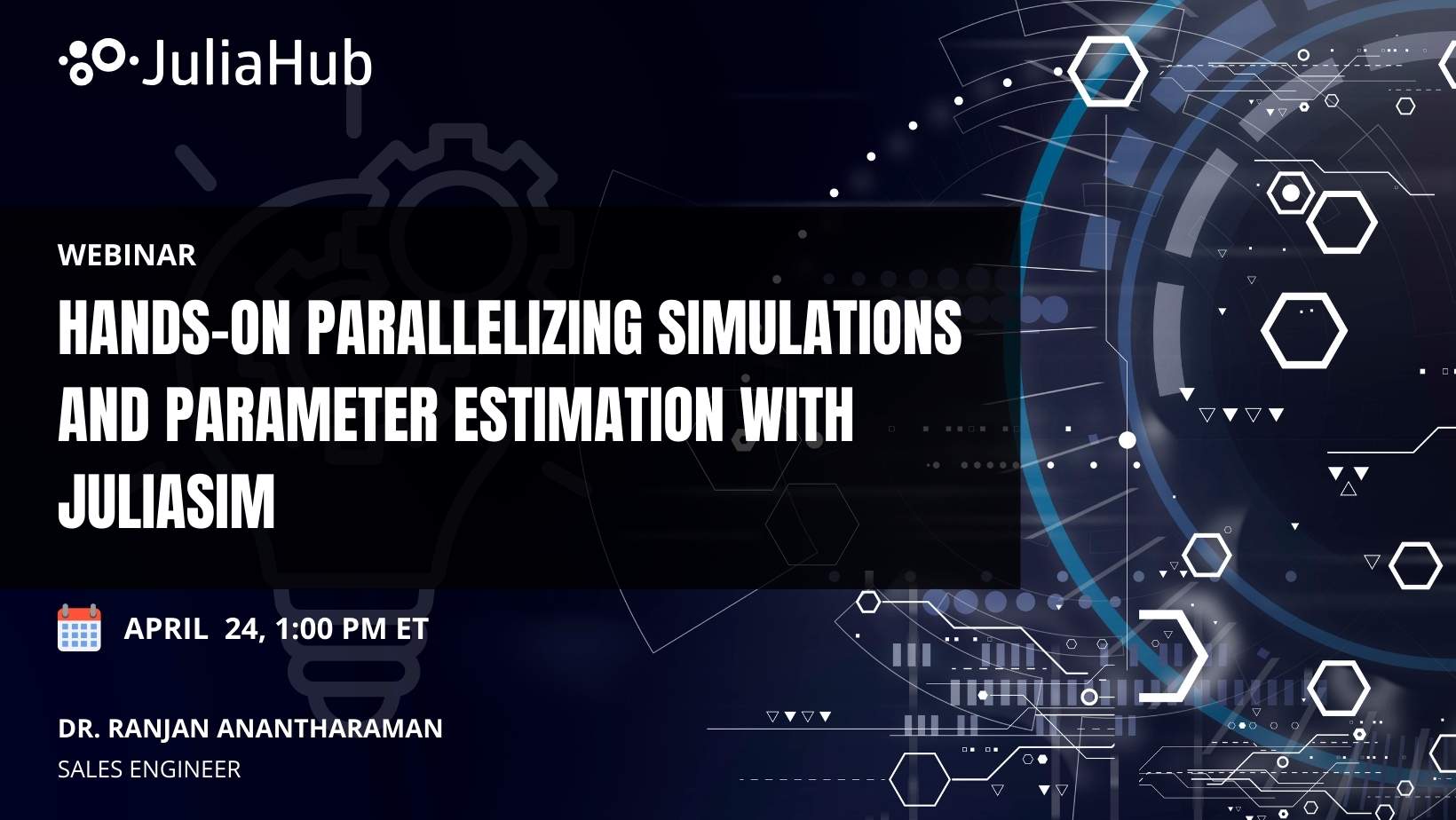 Hands-On Parallelizing Simulations and Parameter Estimation with JuliaSim | JuliaHub Upcoming Webinar
